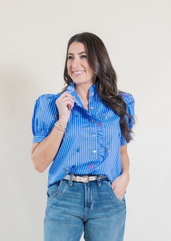 Darla Striped Blouse