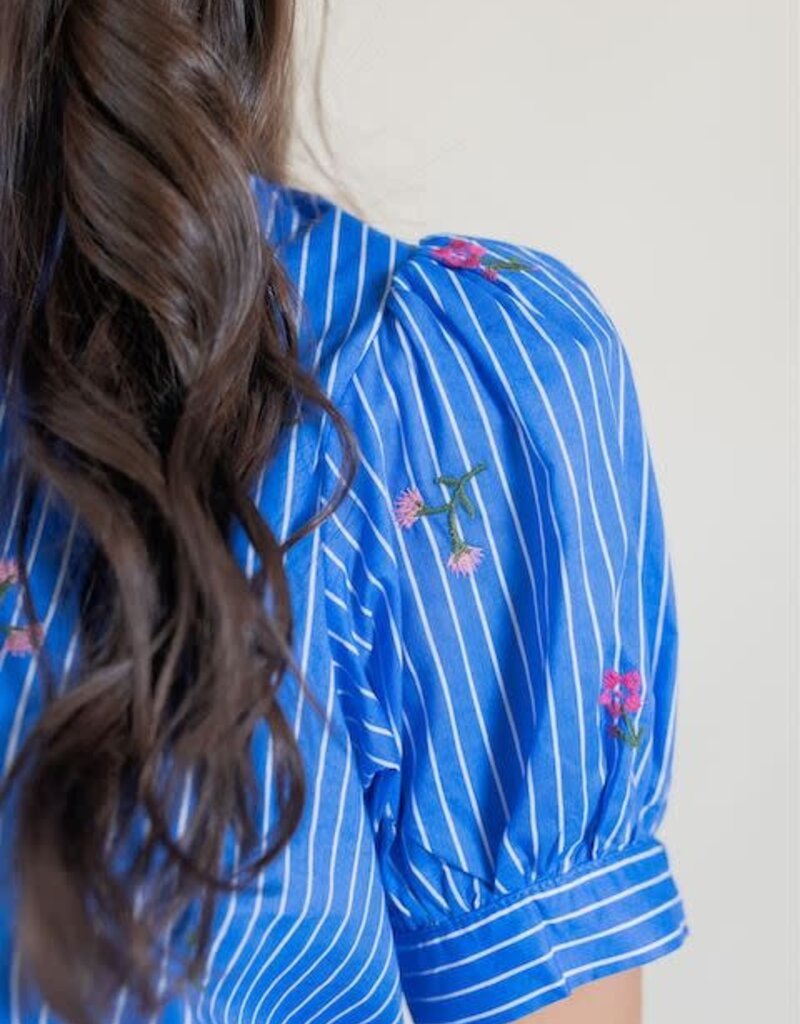 Darla Striped Blouse