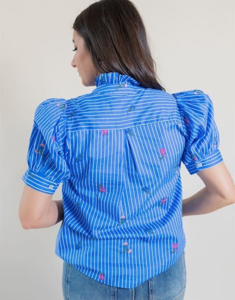 Darla Striped Blouse