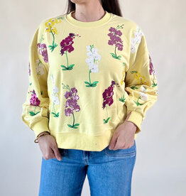 Queen of Sparkles Yellow Multi Iris Sweatshirt