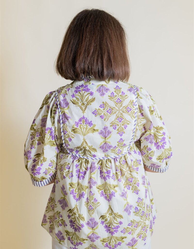 Violet Blooms Blouse
