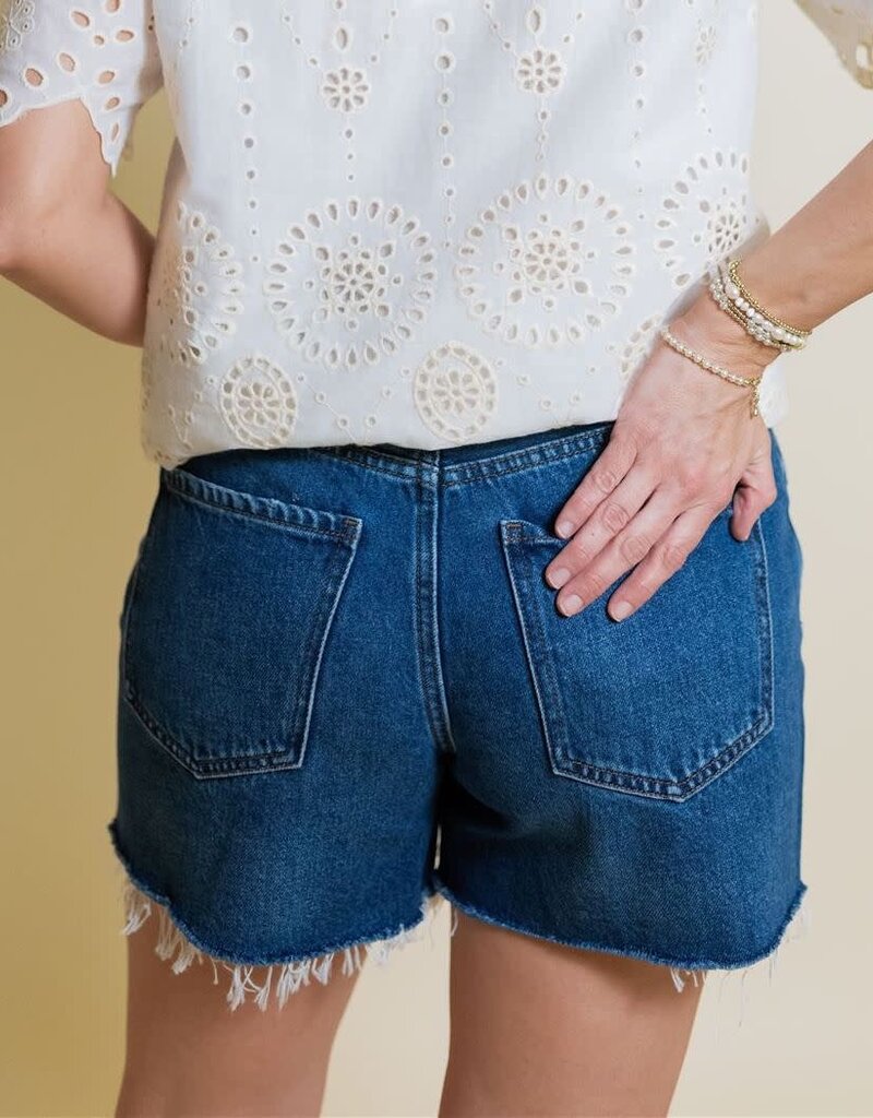 Daze Crossroads Mid Rise Loose Short Currents