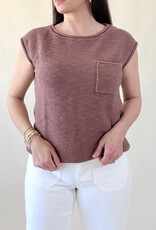 Sanctuary Easy Sweater Tee Mud Bath