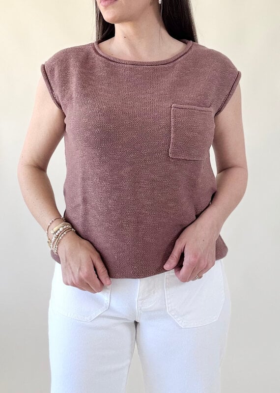 Sanctuary Easy Sweater Tee Mud Bath