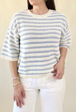 Sanctuary Elle Sweater Tee Blue Aura/Collagen