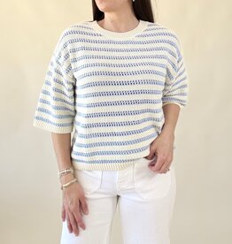 Sanctuary Elle Sweater Tee Blue Aura/Collagen
