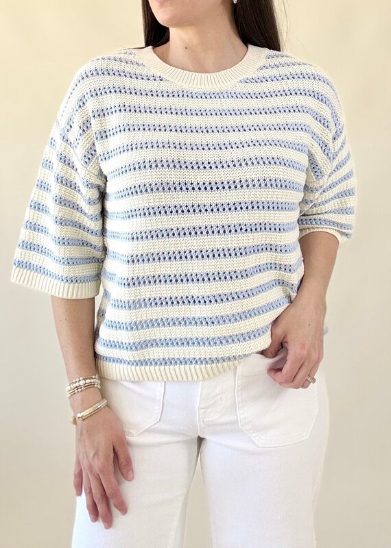 Sanctuary Elle Sweater Tee Blue Aura/Collagen