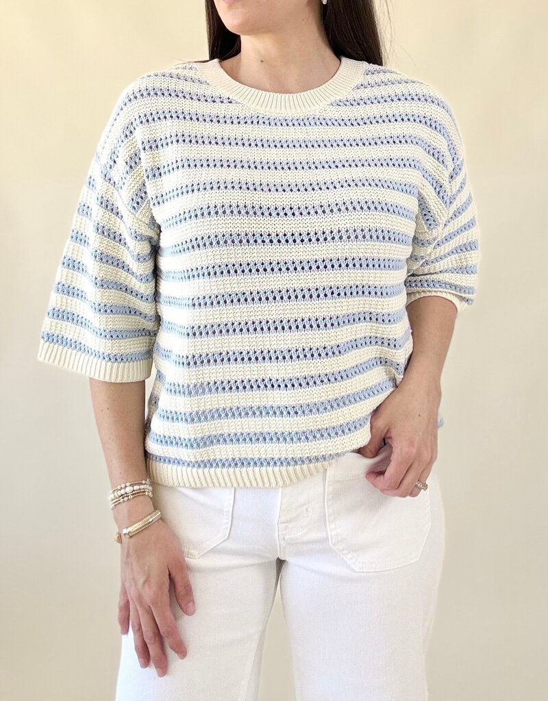 Sanctuary Elle Sweater Tee Blue Aura/Collagen