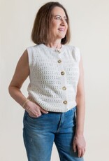 Sanctuary Pointelle Shell Vintage Ivory