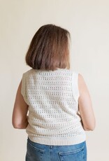 Sanctuary Pointelle Shell Vintage Ivory