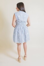 Camilla Embroidered Smocked Waist Dress