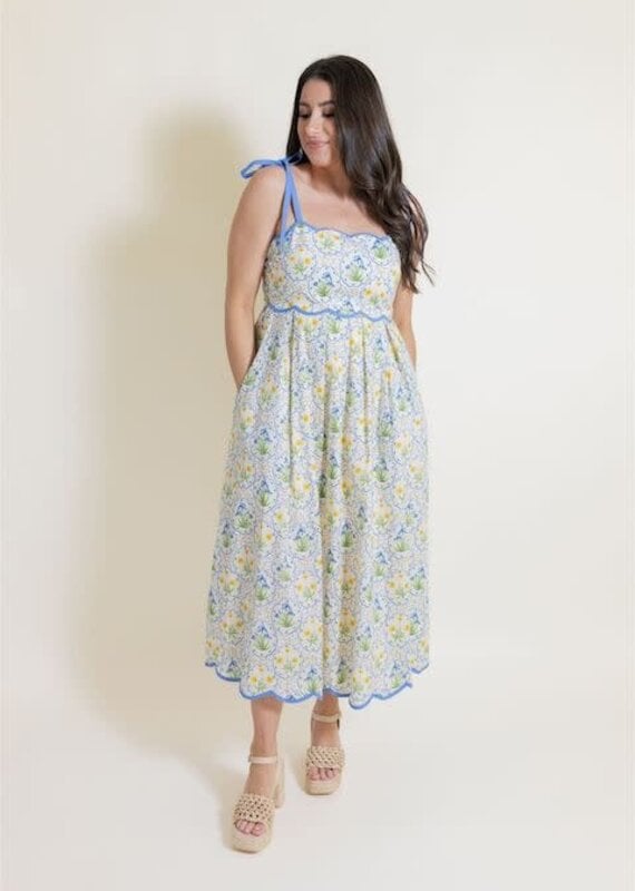 Grace Floral Midi Dress