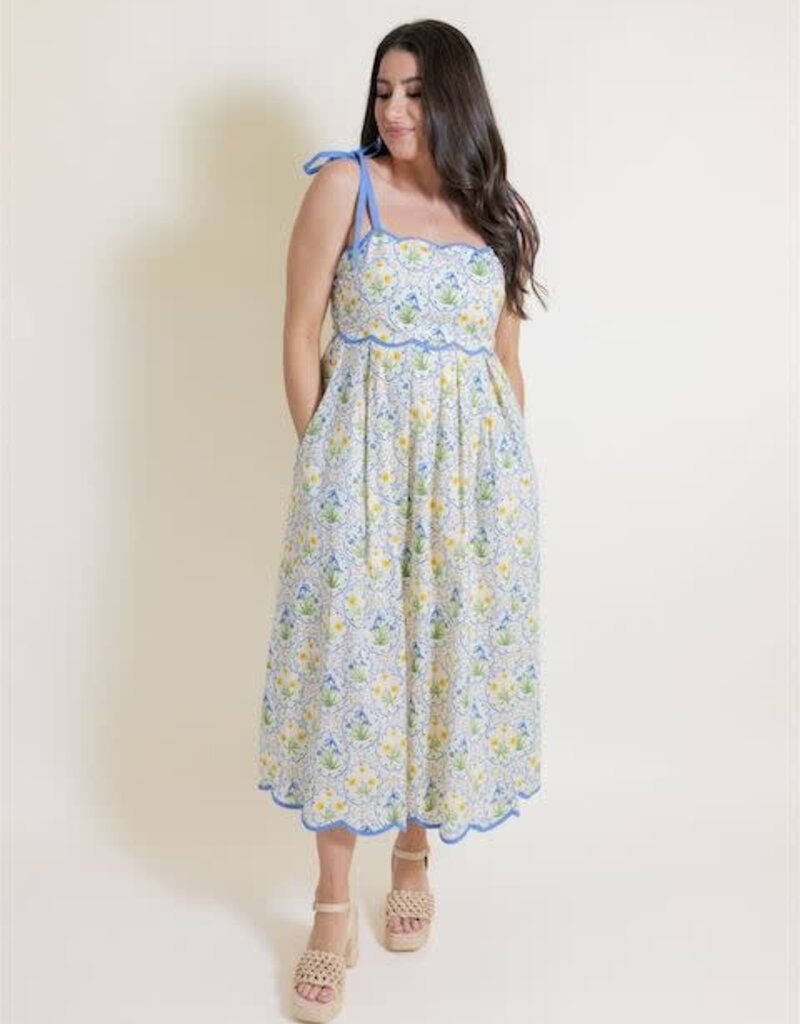 Grace Floral Midi Dress