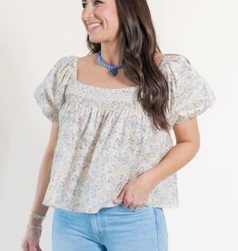 Vanna Floral Top