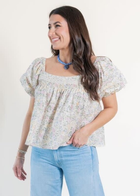 Vanna Floral Top