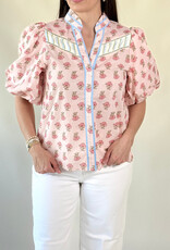 Callie Floral Detail Blouse