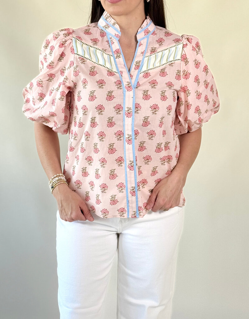 Callie Floral Detail Blouse