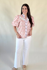 Callie Floral Detail Blouse