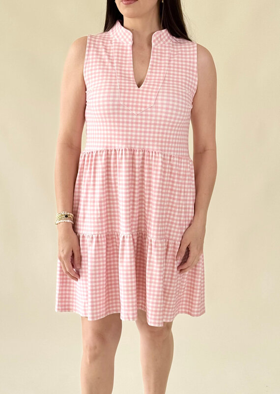 Smith & Quinn Tatum Dress Pink Gingham