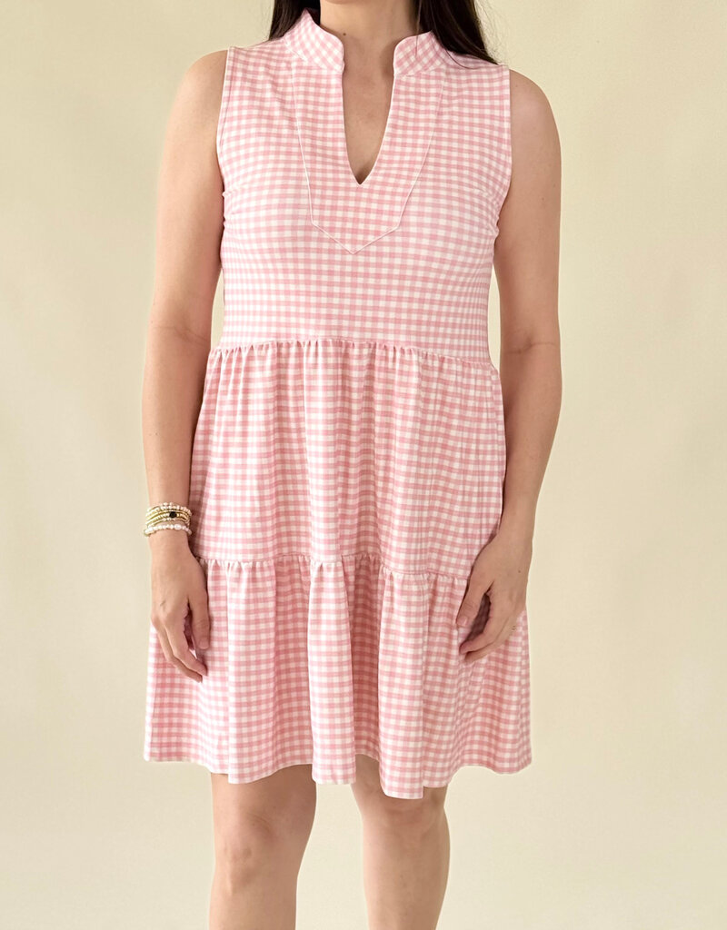 Smith & Quinn Tatum Dress Pink Gingham