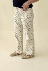 Flower Print Vintage Straight