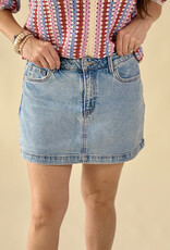 Vervet Lacy Denim Skort