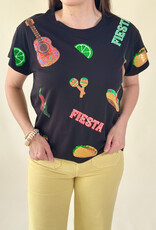 Queen of Sparkles Black Fiesta Icon Tee