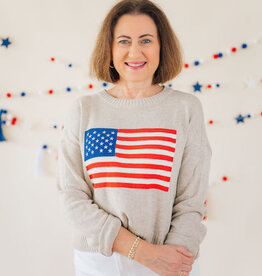 Z Supply Sienna Patriot Sweater Natural Heather