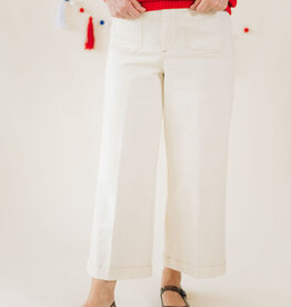 Dear John Audrey Wide Leg Ivory