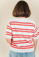 Z Supply Prado Stripe Sweater Tee Gelato