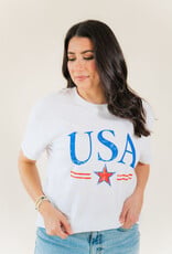 Z Supply USA Star Boyfriend Tee