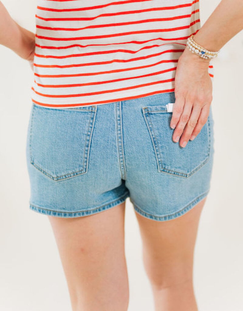 Daze Troublemaker High Rise Short Marina Vintage