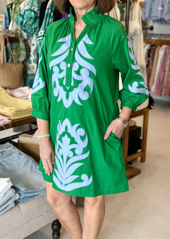 Monroe Dress Kelly Green