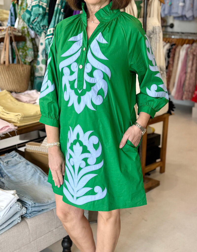 Monroe Dress Kelly Green