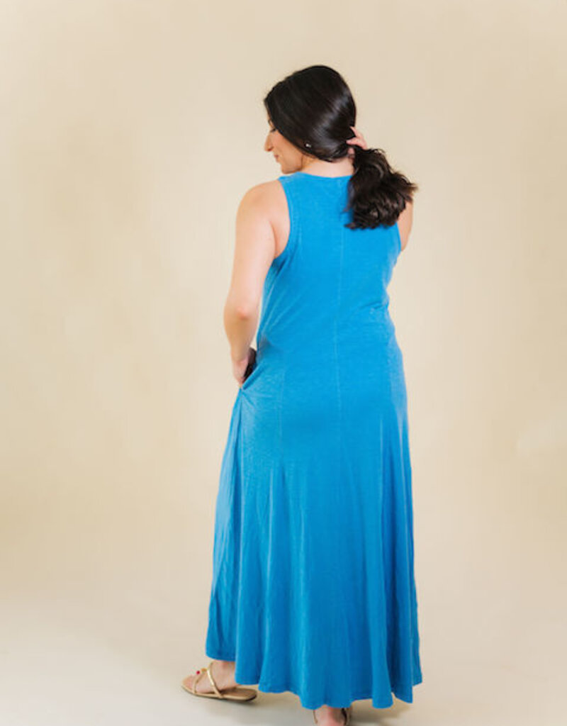 Z Supply Waters Edge Midi Dress Marina