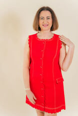 Elizabeth James the Label Rory Dress Poppy Red