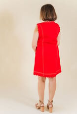 Elizabeth James the Label Rory Dress Poppy Red