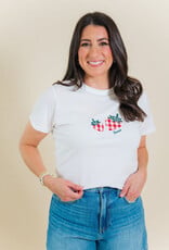 Gingham Strawberry Patch Tee