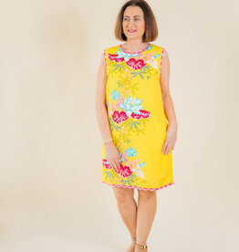 Elizabeth James the Label Ellie Dress Tropical Bamboo