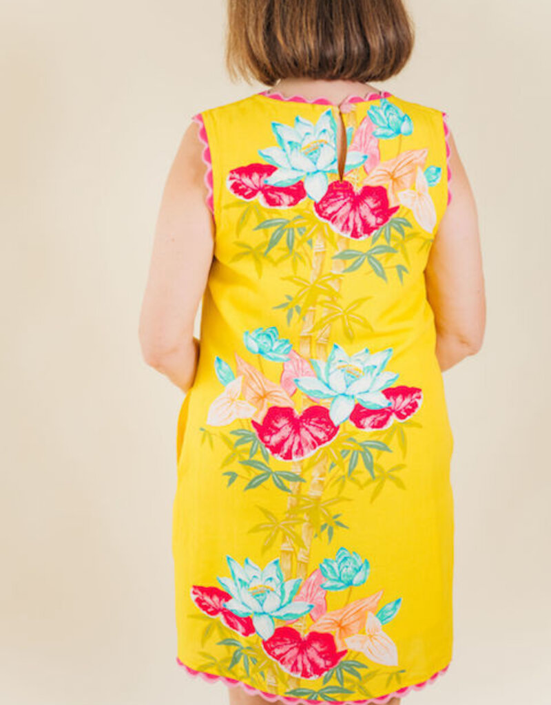 Elizabeth James the Label Ellie Dress Tropical Bamboo