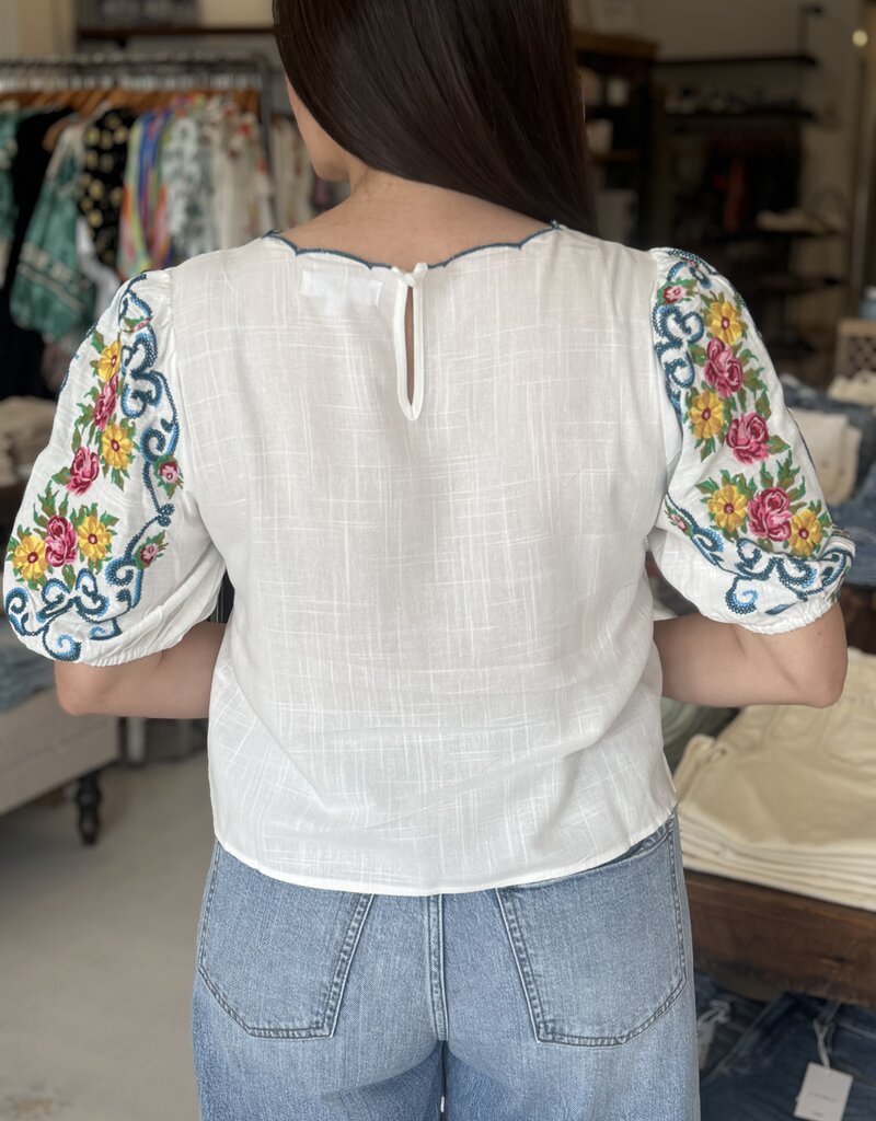 Rosalie Embroidered Blouse