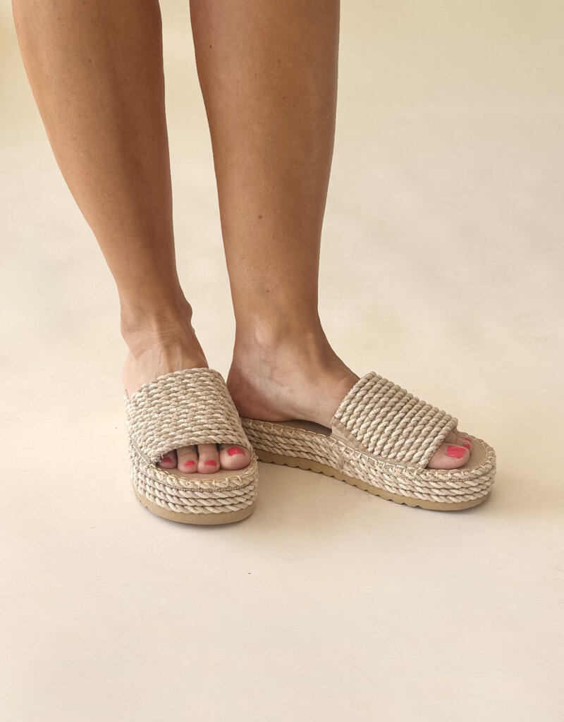 Beach by Matisse Del Mar Platform Sandal Natural