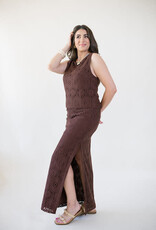 Tile Crochet Lace Maxi Skirt
