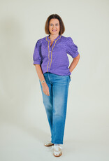 Elaine Gingham Top