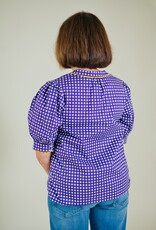 Elaine Gingham Top