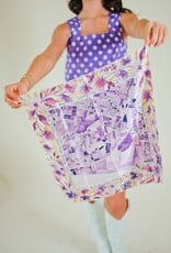 Baton Rouge Map Watercolor Scarf