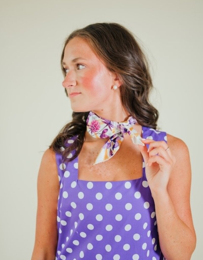 Baton Rouge Map Watercolor Scarf