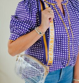 LSU Tigers Classic Stripe Purse Strap