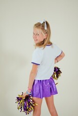 Girls Sequin Football Elements Boxy Tee