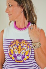 Purple Bauble Ball Necklace